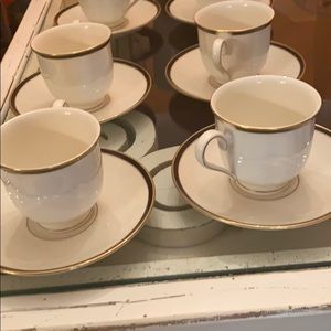 Lenox cream and black with gold trim. Urban lights